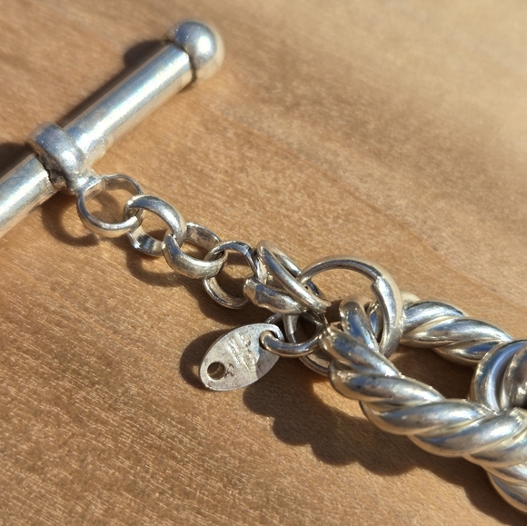 925 Silver Rope Bracelet - Picture 8 of 10